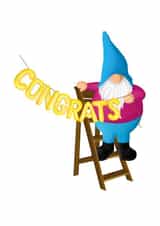Gonk Congratulations Card created by Laver Illustration
