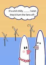 Funny card for birthday or anniversary. created by Emma Cairn Art