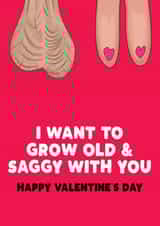 Saggy With You Valentine's Card created by Filthy Sentiments