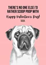 Cute Pug Valentine’s Day Card created by Ashley Louise