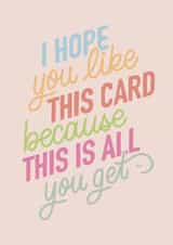 This card is your gift created by Laura Beutner