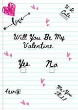 Notebook valentines  created by SimplyJen