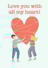 Big heart created by Molliemadethis