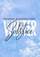 Wiccan Winter Blessings  created by KittyWicks Illustration