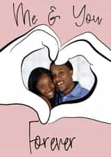 Personalised Anniversary Photo Card created by Gyloillustrations - Forever Anniversary Photo Card