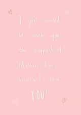 Cute message Mother’s Day card created by Molliemadethis