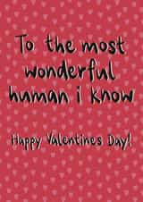 You`re a wonderful human created by Triple Kiss Designs