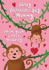 Happy Valentine's Day Mummy from you Little Monkey created by Tilly Bean Loves