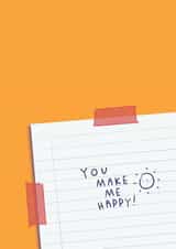 You make me happy! created by By Alice May