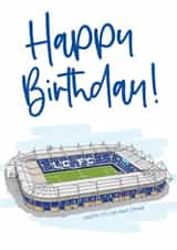 Leicester City Happy Birthday Card created by Moo & Snip