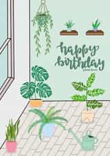 Plant Lover Birthday Card created by Holly Louise Designs
