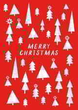 Merry Christmas with Christmas Trees created by Emily McDowall