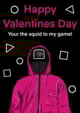 Your the squid to my game this Valentines Day! created by Hayleydraws_art