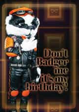 The Masked Singer Series 2 Badger Birthday created by The Masked Singer
