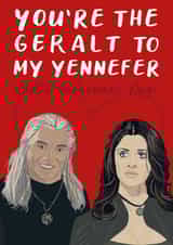 The Witcher Valentine's Day card 1000 created by David Rudd