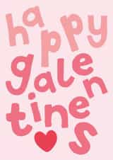 Happy Galentines Valentines Card created by Lately Studio