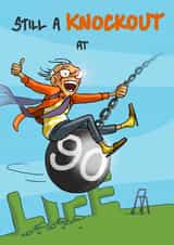 Knockout at 90 created by Bryony Jackson Walters