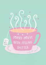 Get Well Soon, Sorry you're feeling Shitty. created by Ludicrous Prints