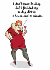 Funny Birthday Card for Women created by SIMO 08