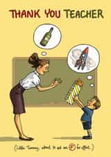 F For Effort created by Bryony Jackson Walters