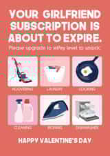 Girlfriend subscription card created by WillyBee