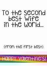 Wife to Wife Valentine's Day Card created by Fancy Paper