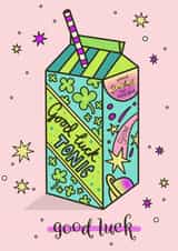 Good luck tonic card created by The Sugar Bell