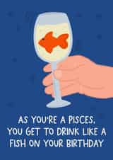 Pisces Fish created by Pickled Prints