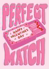 Perfect Match Valentines Day Card created by Studio Sage UK