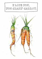 Valentines Carrots in Love created by JOKstudios