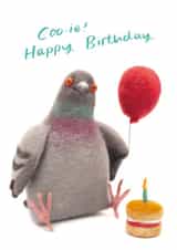 Coo-ie! Happy Birthday Pigeon Card created by Lindsey Thomas
