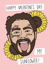 Post Malone Valentine’s Day Card created by Maisie-Jane Andrews
