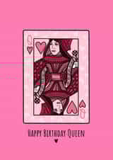 Queen of Hearts Birthday Card created by The Modest Lobster