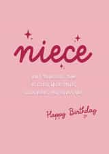 Niece Birthday Card created by Gift Delivery