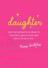 Daughter Birthday Card created by Gift Delivery