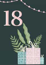 18 birthday card  created by Emma Breen