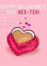 Galentine's Bestfriend Cup Of Tea Card created by Amy Florence Design