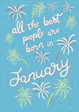 January Birthday created by Emma Blue