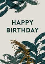Tropical Happy Birthday Wishes created by Oh So Studios