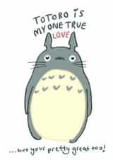 Totoro valentines card  created by Olives Designs
