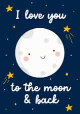 I Love You to the Moon and Back created by Amy Cole