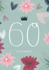60th Birthday Card - Time to Celebrate! created by Two For Joy Illustration