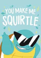 Cheeky Squirtle card created by Wild Card