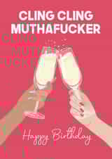 Cling Cling Maya Jama Birthday Card created by WillyBee