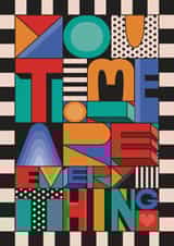 The Real Thing - You to me are everything lyric love song V day card created by LJRanson Design