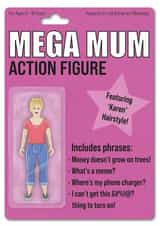 Mega Mum Action Figure Funny Mother's Day Card created by Creative Colin