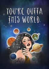 Space Girl Valentine/Galentine  created by Jessica Rigsbee: My Depiction Addiction 