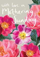 Pretty Pink Flowers Mother's Day Card created by Sarah Kelleher
