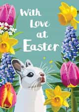 Easter Bunny 'With Love at Easter' card created by Sarah Kelleher