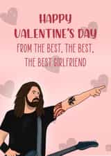 Valentines Dave Grohl Card created by Bethany Draws Things
